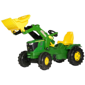 RollyToys Farmtrac Trettraktor John Deere 6210 R mit Frontlader