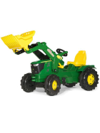 RollyToys Farmtrac Trettraktor John Deere 6210 R mit Frontlader