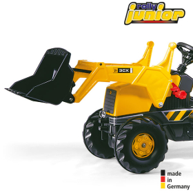 RollyToys Junior Trettraktor JCB mit Frontlader & Heckbagger