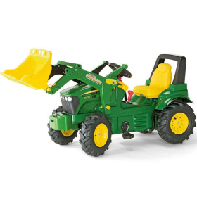 RollyToys Farmtrac Premium John Deere 7930 mit Schaltung, Bremse, Lader & Luftreifen