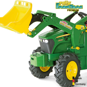 RollyToys Farmtrac Premium John Deere 7930 mit Schaltung, Bremse, Lader & Luftreifen