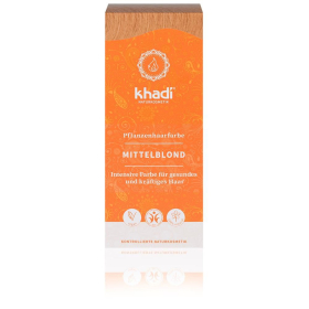 khadi Pflanzenhaarfarbe Mittelblond, 100 g