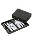 Philos Backgammon - Tinos, klein, grau