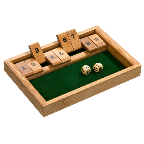 Philos Shut The Box, 9-er, Bambus