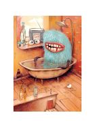 Puzzle Zozoville, Bathtub - Standard Puzzle, 1000 Teile