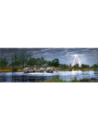 Puzzle Herd of Elephants - Pano. Puzzle, 2000 Teile