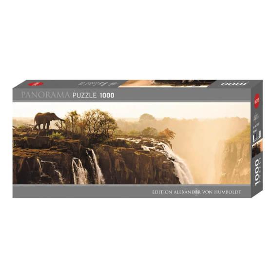 Puzzle Elephant - Panorama Puzzle, 1000 Teile