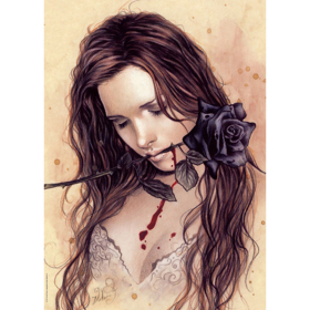 Puzzle Dark Rose - Standard Puzzle, 1000 Teile