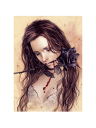 Puzzle Dark Rose - Standard Puzzle, 1000 Teile