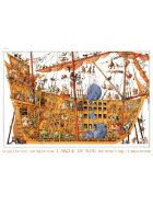 Puzzle Arche Noah, Loup - Triangular Puzzle, 2000 Teile