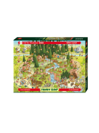 Puzzle Black Forest Habitat - Standard Puzzle, 1000 Teile