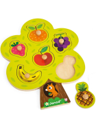 Janod Puzzle Fruchtbaum, 6 Teile