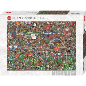 Puzzle WM-Xtra-Puzzle Football History, 3000 Teile