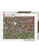 Puzzle WM-Xtra-Puzzle Football History, 3000 Teile