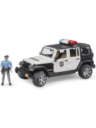 Bruder Jeep Wrangler Unlimited Rubicon Polizei Fahrzeug mit Polizist & Ausstattung