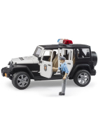 Bruder Jeep Wrangler Unlimited Rubicon Polizei Fahrzeug mit Polizist & Ausstattung