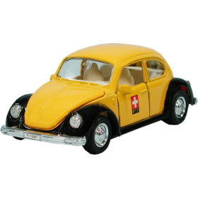 Spielzeugauto Volkswagen Käfer PTT, Rückaufzug