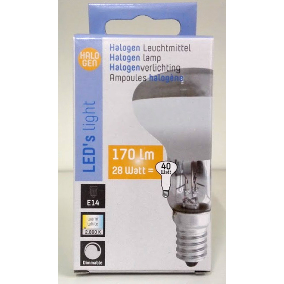 * Shada Halogen Spot R50, 28W, E14, 170 Lumen