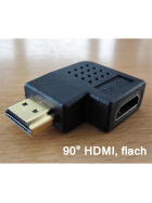 HDMI zu HDMI Adapter 90°, flach