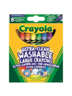 Crayola 8 Auswaschb. Wachsmalstifte (6)