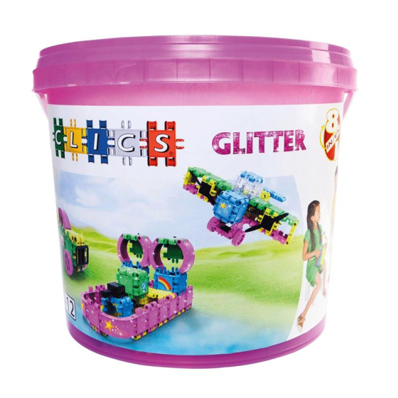 Clics Box Glitter 8 in 1, 133 Teile