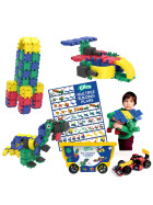 Clics Rollerbox blau, 377 Teile