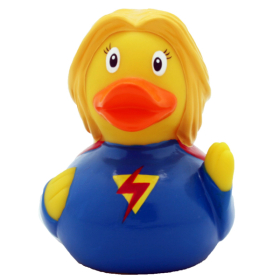 Badeente Superfrau