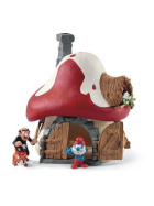 Schleich Schlumpf Haus mit 2 Figuren