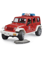 Bruder Jeep Wrangler Unlimited Rubicon Feuerwehrfahrzeug mit Feuerwehrmann