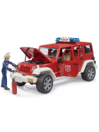 Bruder Jeep Wrangler Unlimited Rubicon Feuerwehrfahrzeug mit Feuerwehrmann