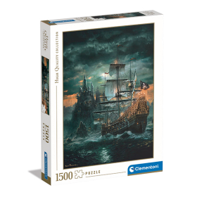 Clementoni Puzzle Piratenschiff, 1500 Teile