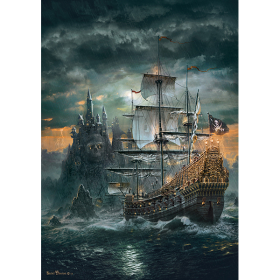 Clementoni Puzzle Piratenschiff, 1500 Teile