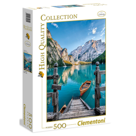 Clementoni Puzzle Pragser Wildsee, 500 Teile