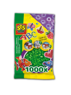 SES Bügelperlen Nachfüllpack, 1000 Stück, grün