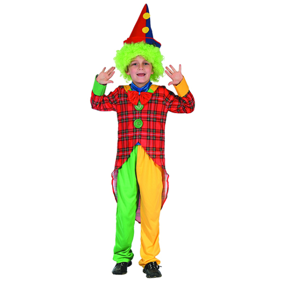 Fasnacht Clown Kostüm, Gr. L