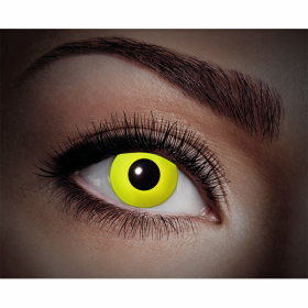 Fasnacht UV-Kontaktlinsen gelb