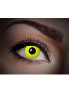 Fasnacht UV-Kontaktlinsen gelb