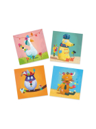 Djeco Sticker und Basteln Tiere