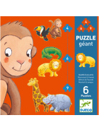 Riesenpuzzle Marmoset und Freunde, 4/6/9 Teile