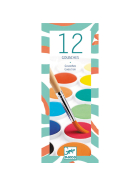 Djeco 12 Wasserfarben classic