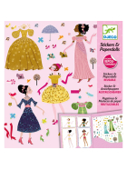 Djeco Sticker & Puppen Dresses