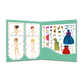 Djeco Sticker & Puppen Topmodel
