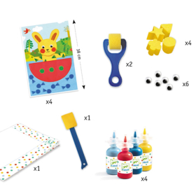 Djeco Malen mit Schwamm Doudou