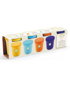 Djeco Knete Natur 4 Farben, assortiert