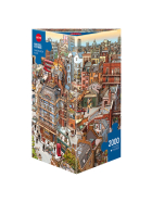 Puzzle Sherlock & Co. Triangular, 2000 Teile