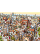 Puzzle Sherlock & Co. Triangular, 2000 Teile