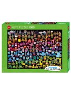 Puzzle Doodle Rainbow Standard, 1000 Teile