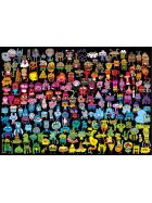 Puzzle Doodle Rainbow Standard, 1000 Teile
