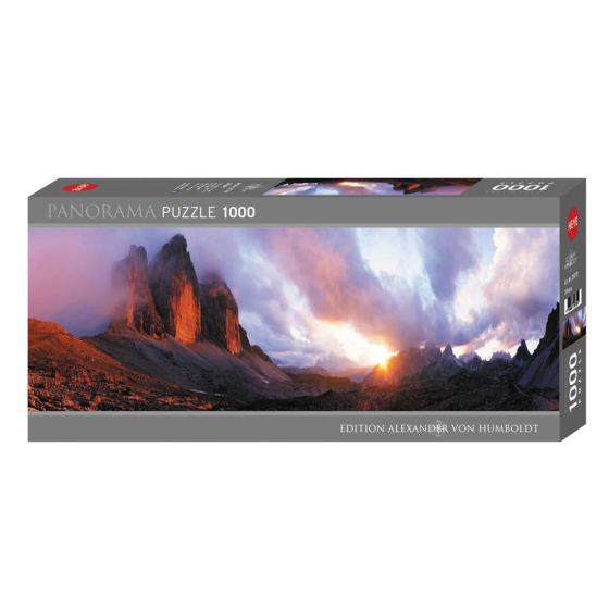 Puzzle 3 Peaks Panorama, 1000 Teile