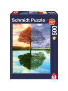 Puzzle Jahreszeiten - Baum, 500 Teile